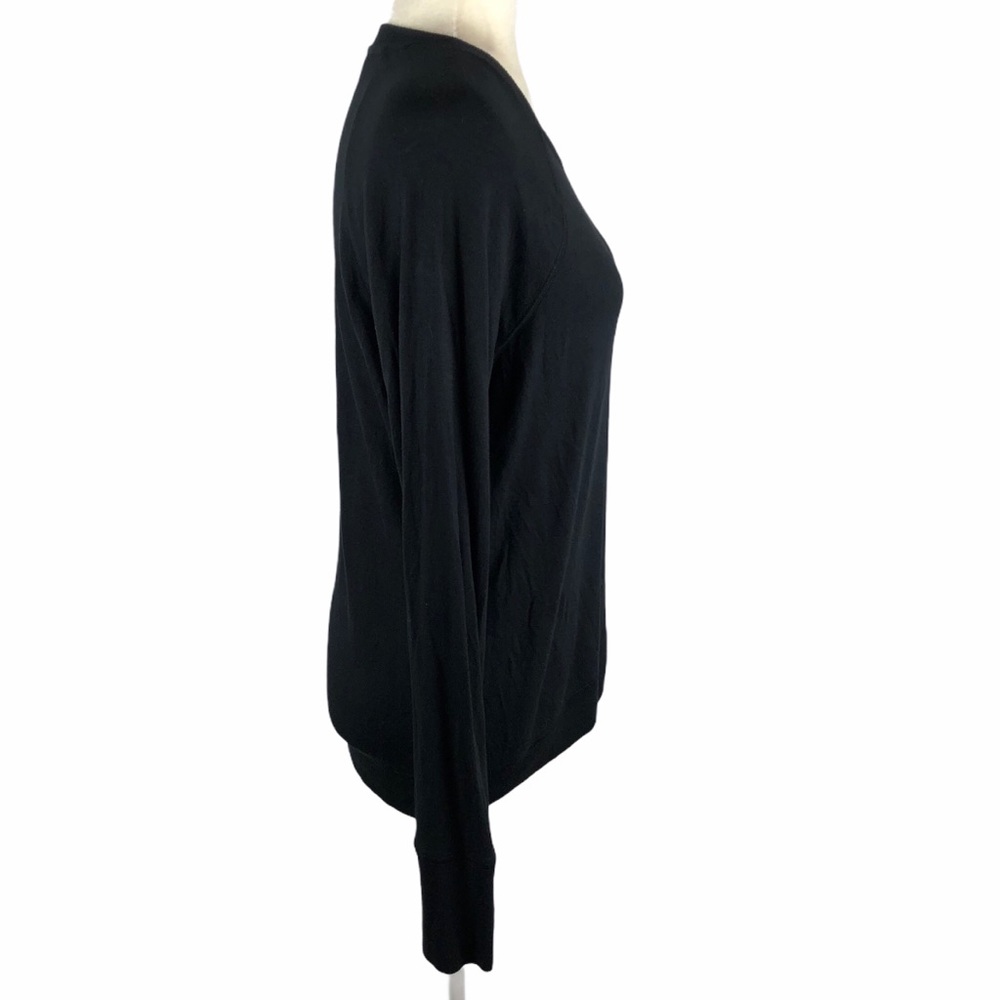 Athleta Black Criss Cross Tulip Hem Sweater - Picture 5 of 9
